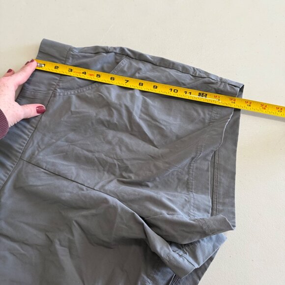 Columbia Anytime Gray Casual Nylon Stretch Hiking Shorts AK0418 Womens sz Large - Picture 8 of 9